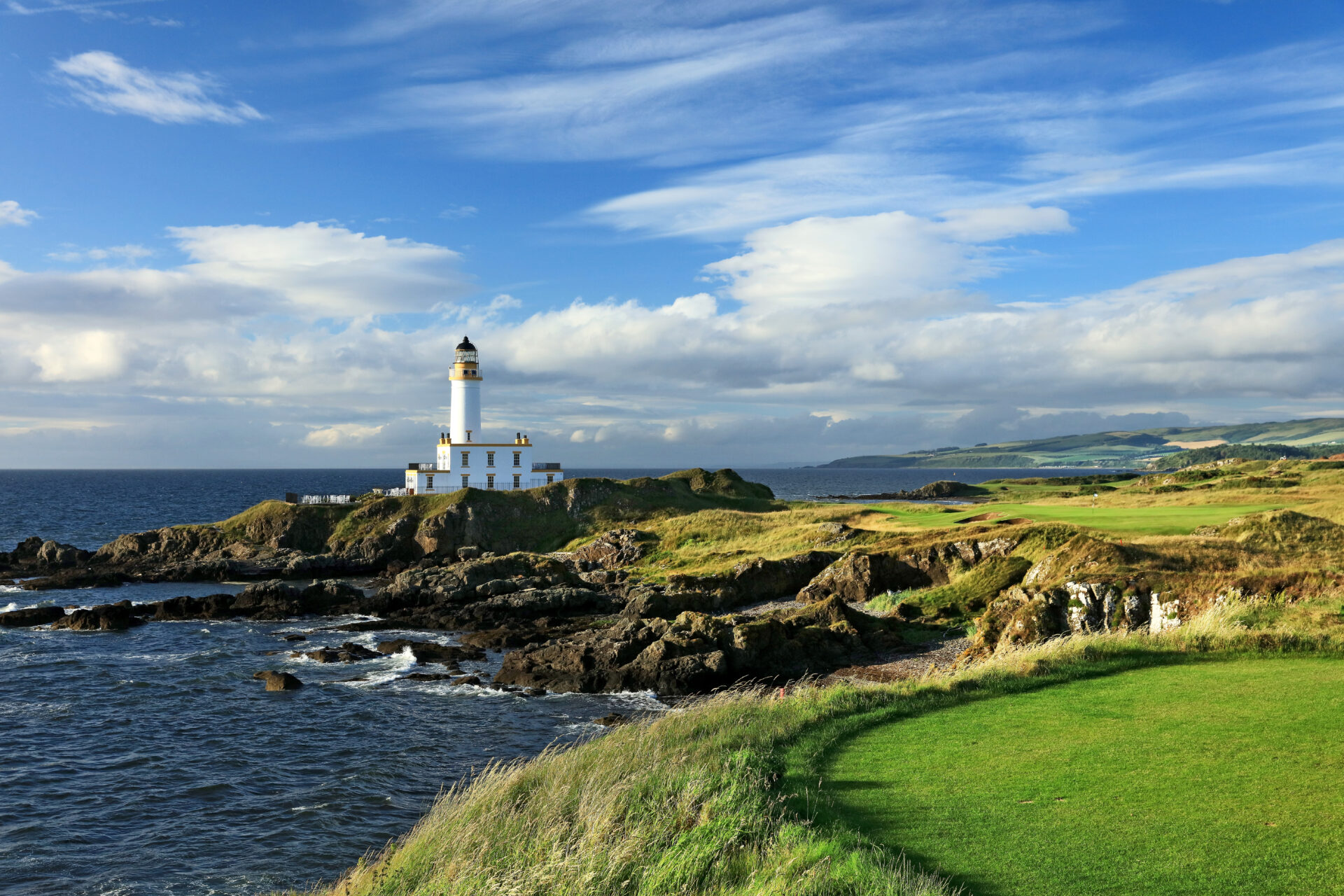 of the Ailsa Course at the Trump Turnberry Resort on April 26, 2016 in Turnberry, Scotland.