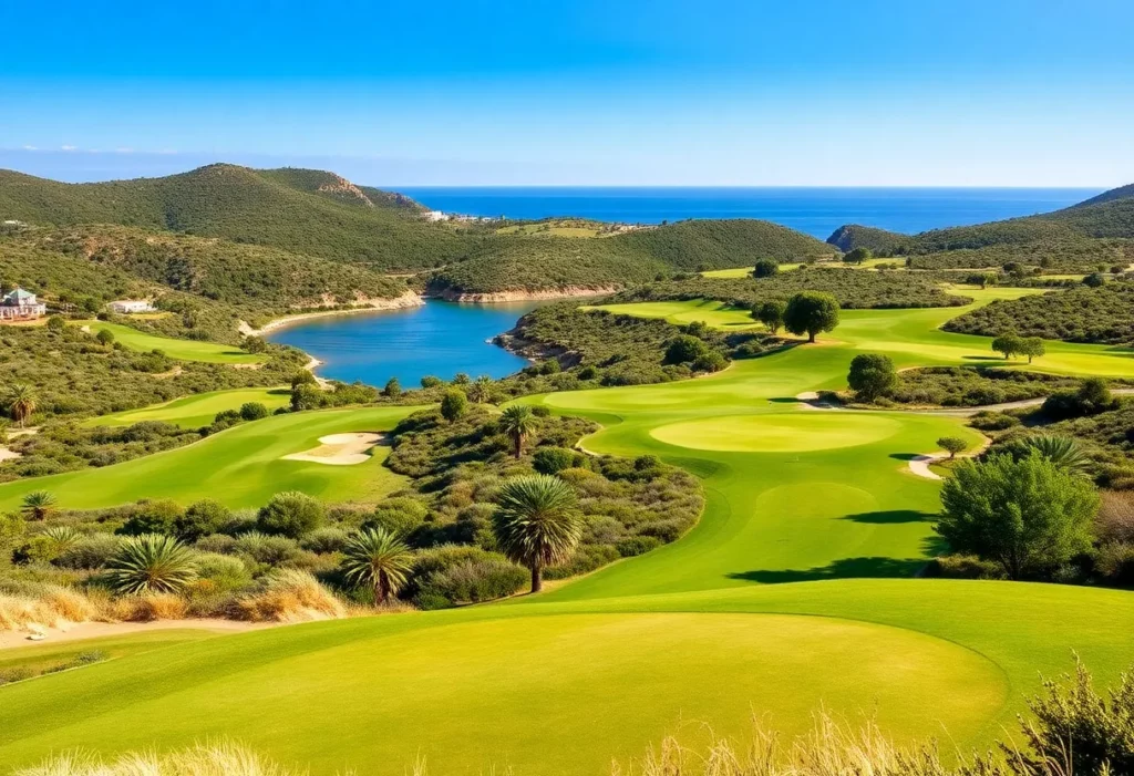 The stunning Costa Navarino golf course in Greece