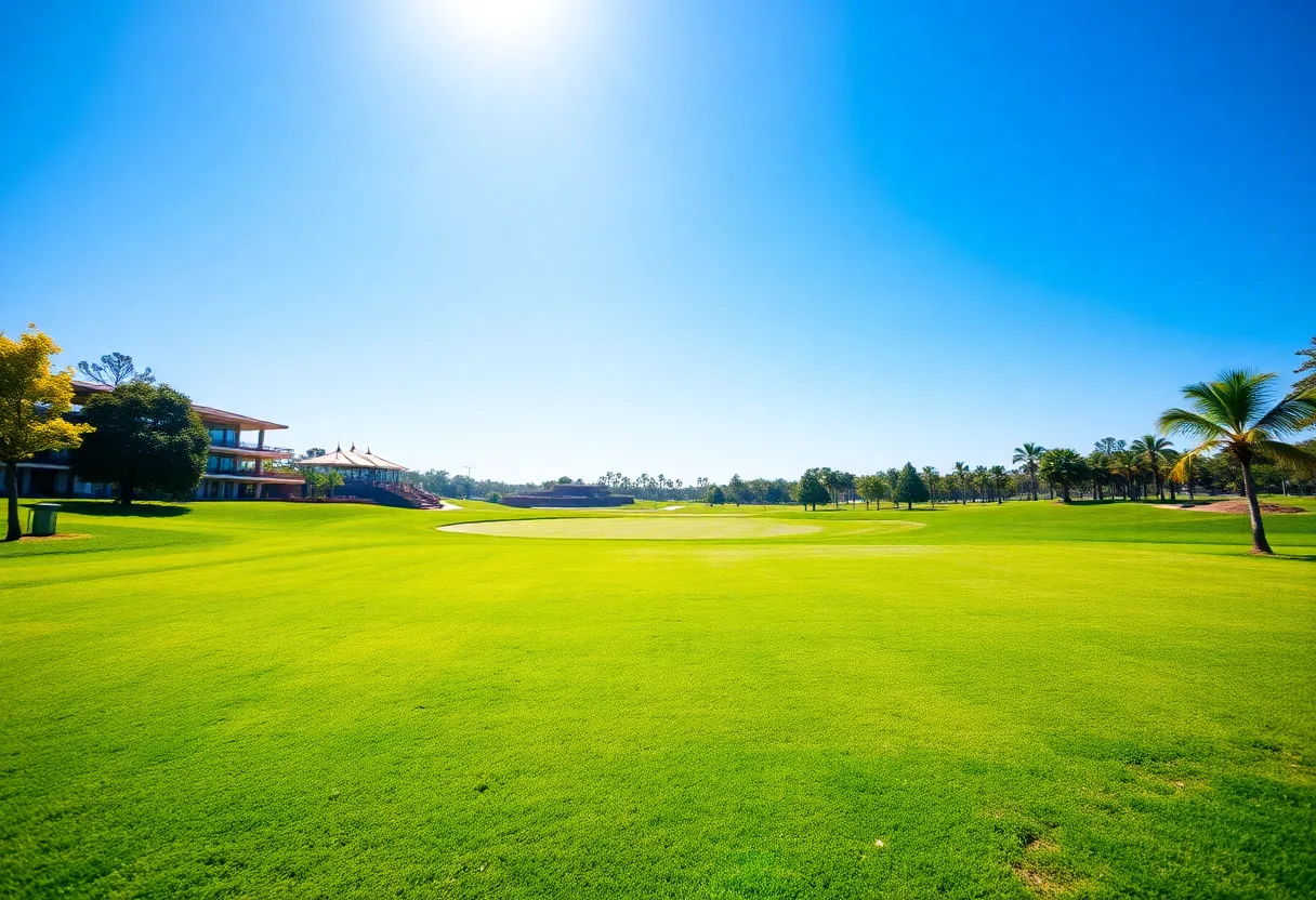 Newly developed golf course in collaboration with experts