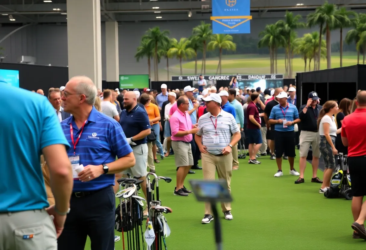 Golf Travel Writers celebrating at the PGA Show