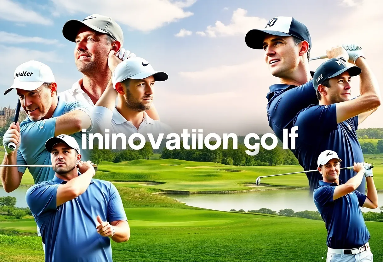 Collage of 2024 influential golf players and innovators