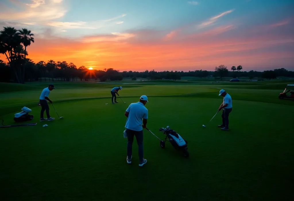 A picturesque golf course representing change at LIV Golf