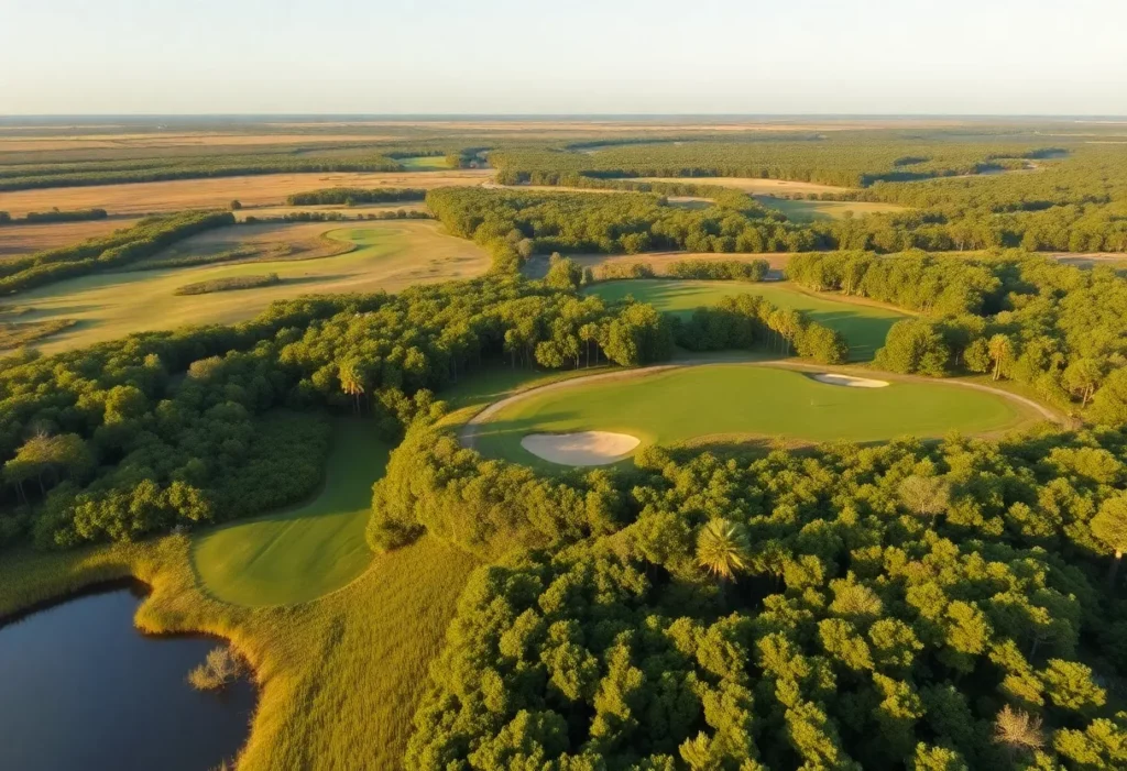 Scenic view of Old Shores Golf Course in the Florida Panhandle