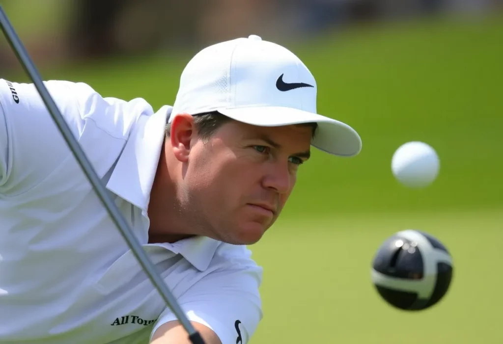Patrick Reed focused on the golf course