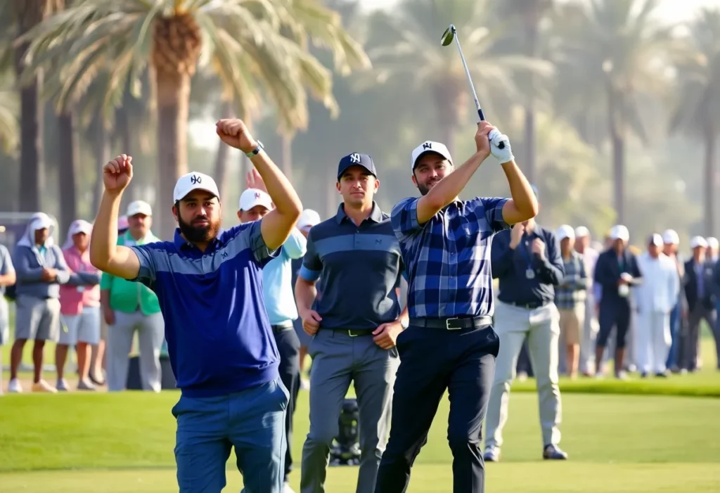 LIV golfers competing at the Saudi International