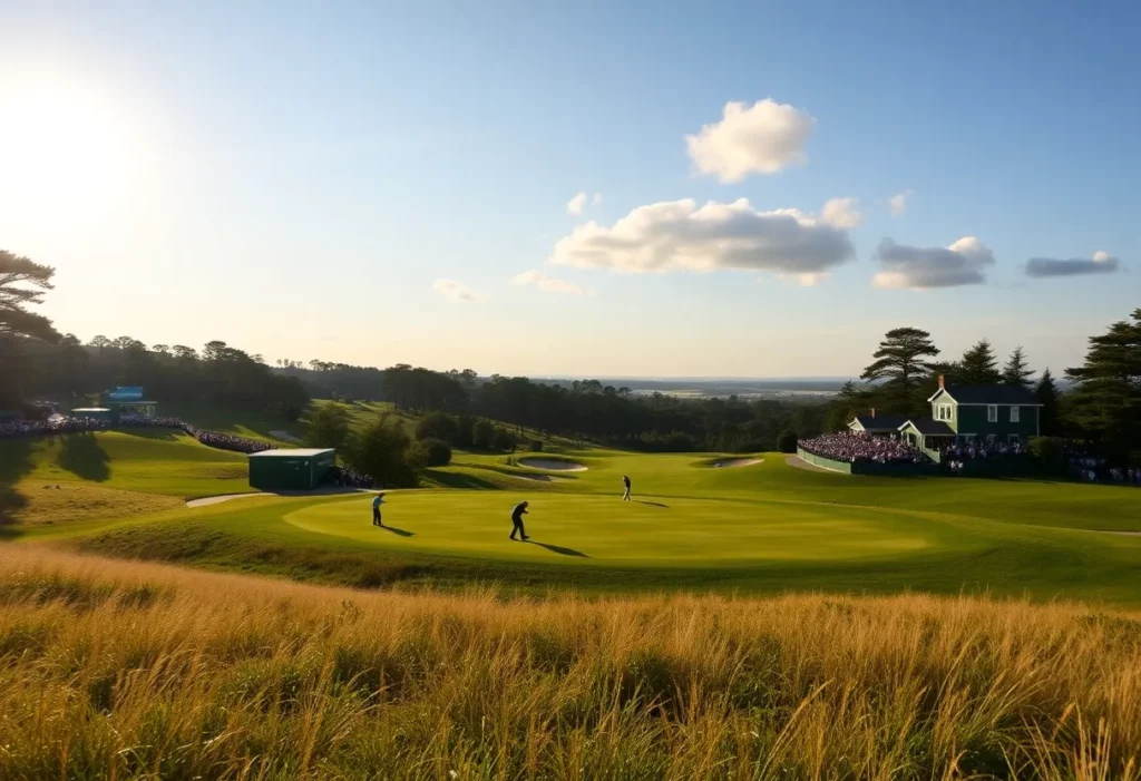 Golfers competing at the 2025 American Express Tournament