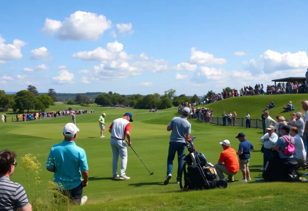 Golfers preparing for final round at the Sony Open