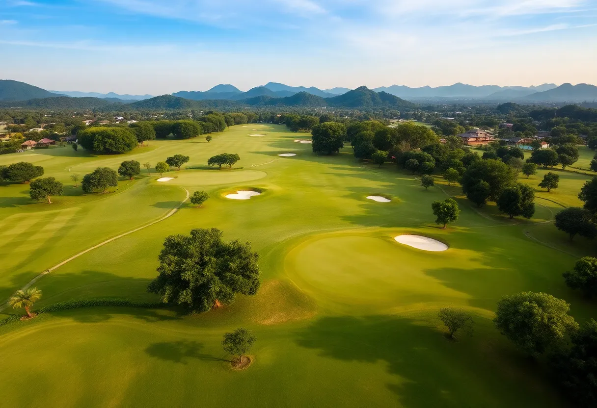 Stunning golf course landscape in Central Vietnam attracting tourists