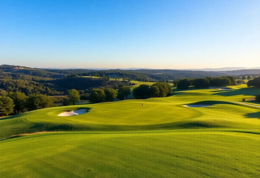 Scenic view of the Vidanta Vallarta golf course during the 2024 México Open.