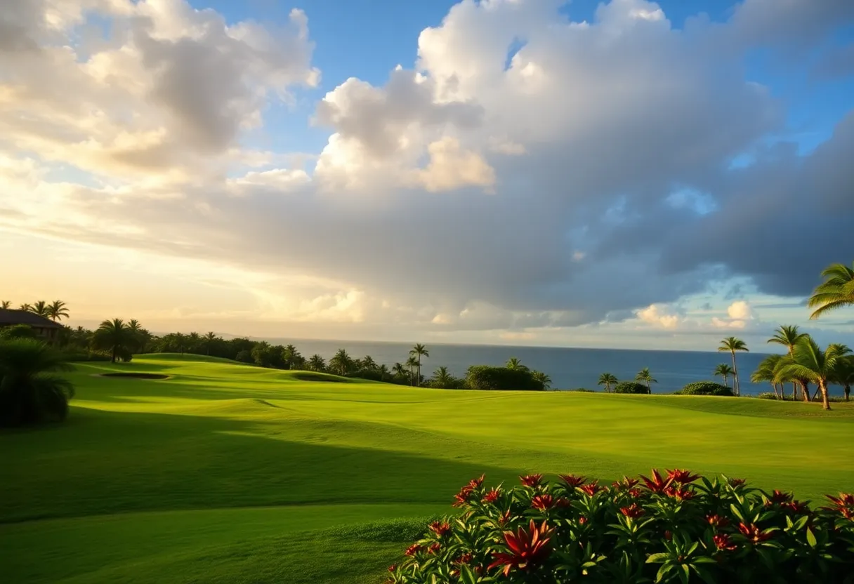 PGA Tour 2025 The Sentry Tournament in Hawaii