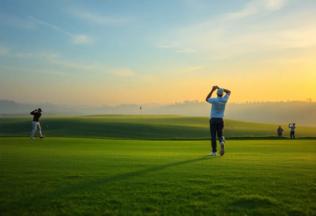 Golfers enjoying a round at The Sea Pines Resort golf course