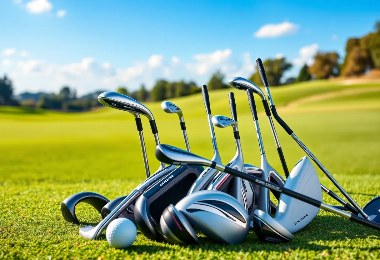 A collection of women's golf sets suitable for beginners