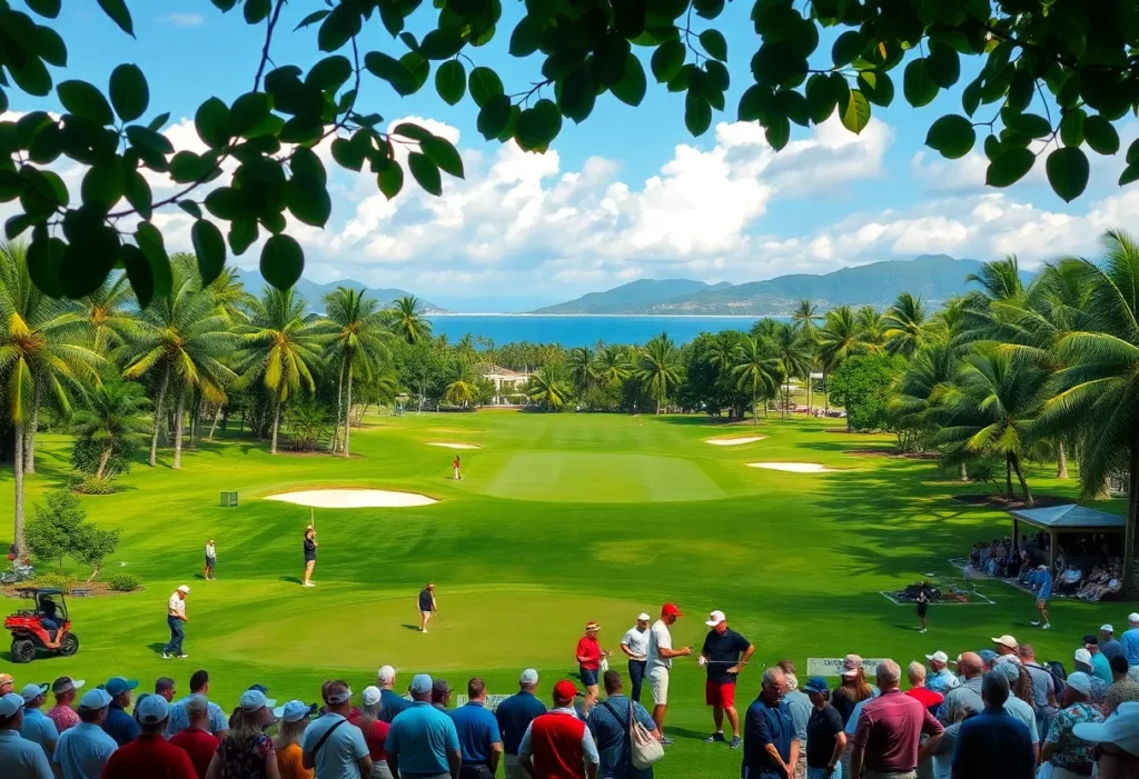 Spectacular view of Vidanta Vallarta golf course during the Mexico Open