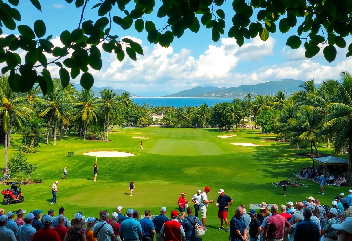 Spectacular view of Vidanta Vallarta golf course during the Mexico Open