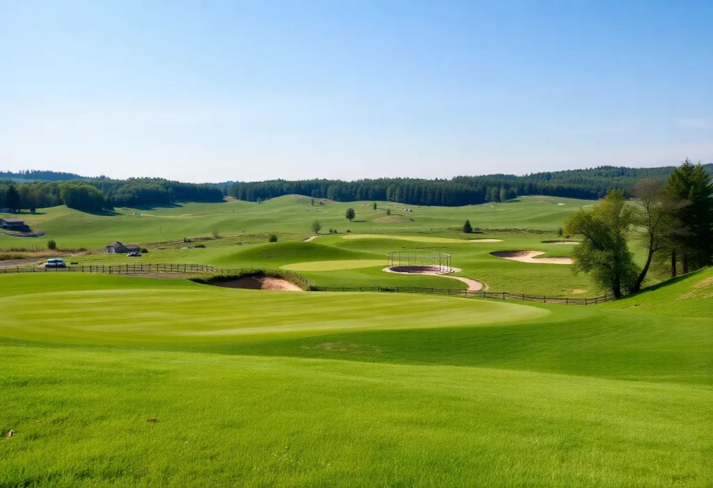 Construction of Battle Run Golf Course in Lincoln