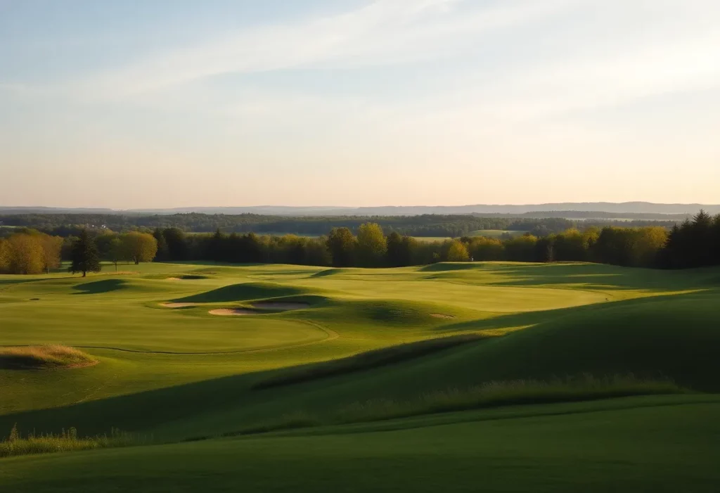 Scenic view of Cape Cod National Golf Club