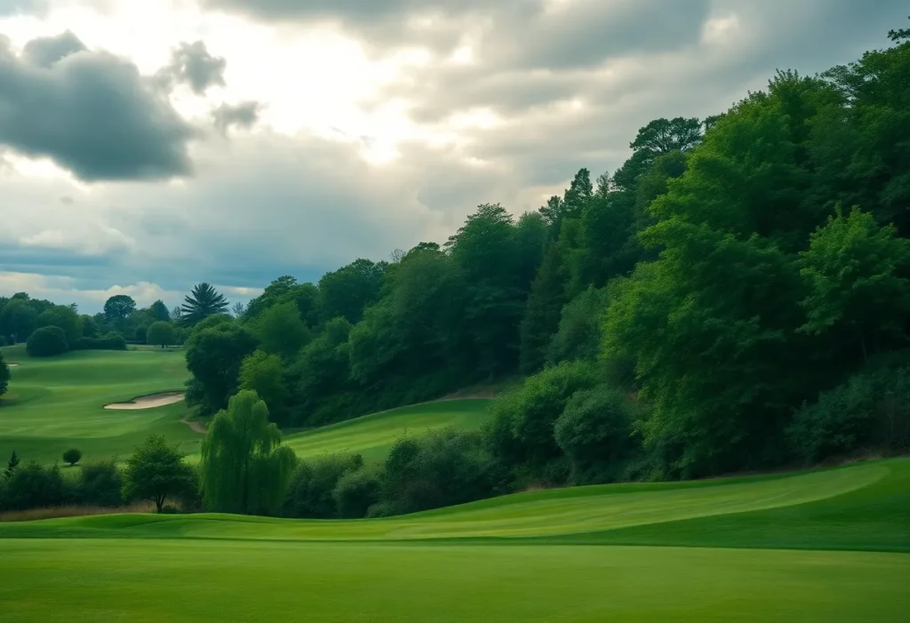View of the challenging PGA National golf course during the Cognizant Classic