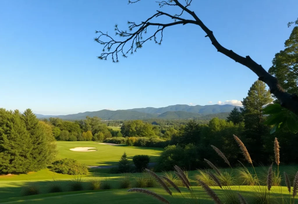 Overview of Fox Run Golf Club with scenic views