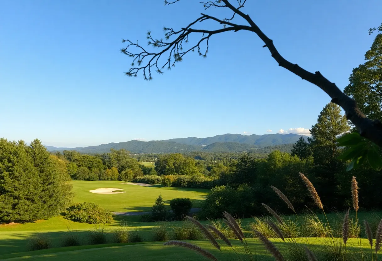 Overview of Fox Run Golf Club with scenic views