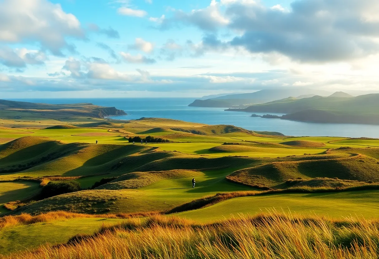 A breathtaking view of an underrated golf course in Scotland or Ireland