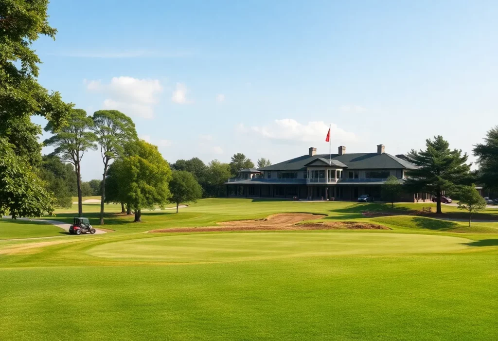 Render of the renovated Hillcrest Country Club
