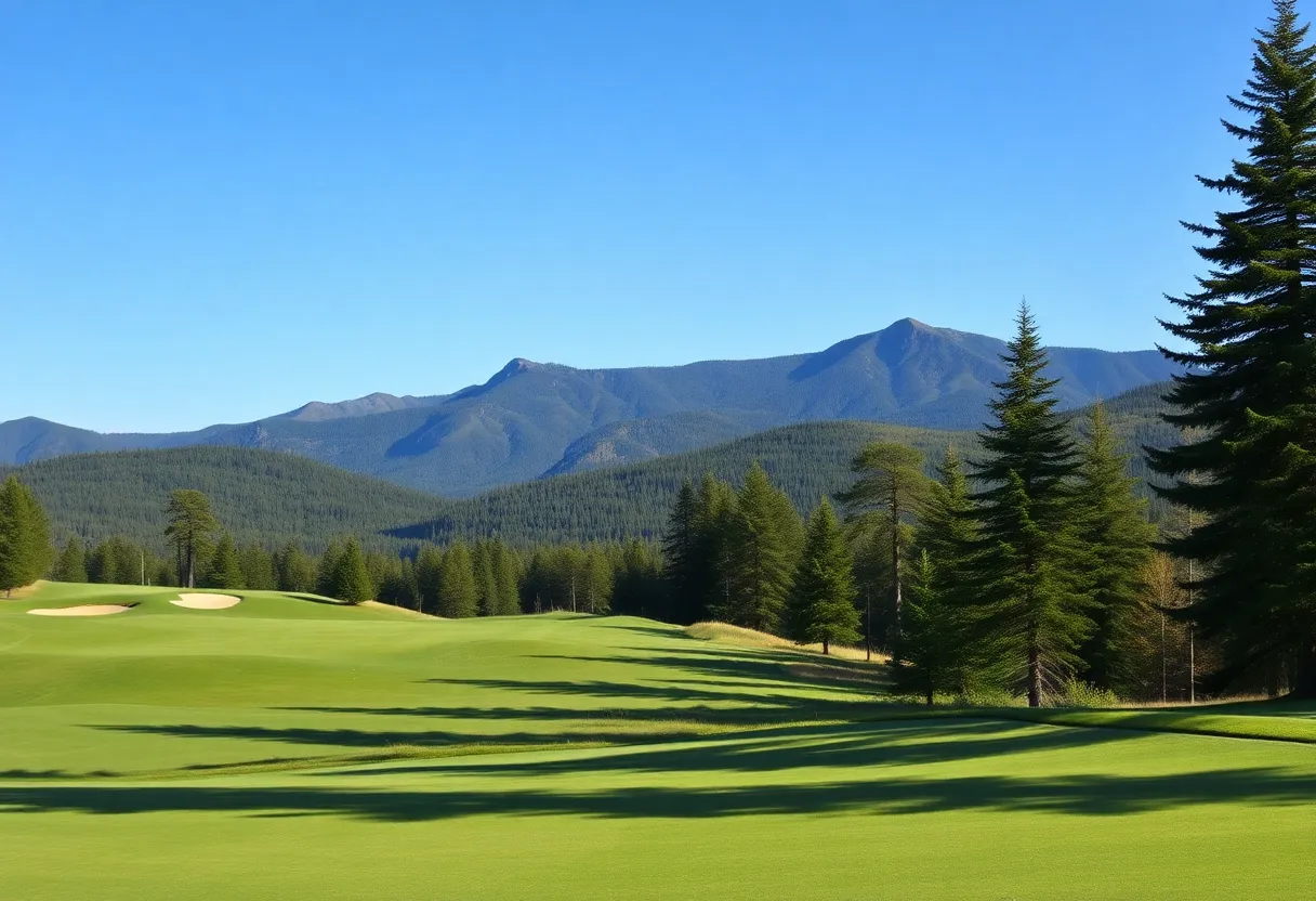 Scenic view of the Omni Mount Washington Resort Golf Course