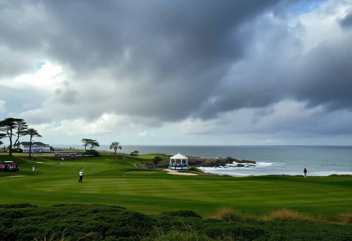 Scenic view of Pebble Beach Golf Course