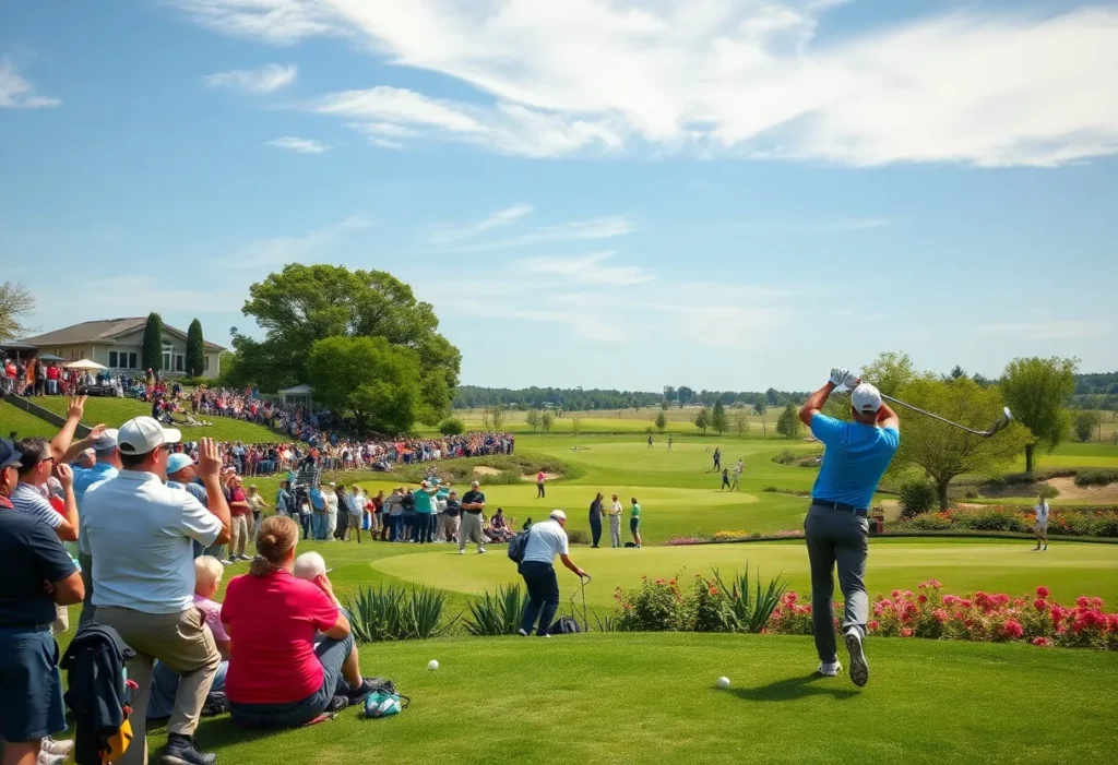 Golfers at the 2024 Commercial Bank Qatar Masters at Doha Golf Club