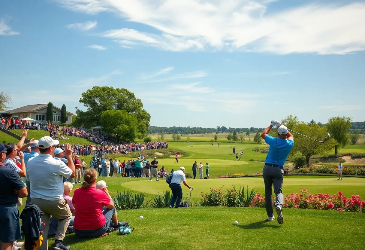 Golfers at the 2024 Commercial Bank Qatar Masters at Doha Golf Club