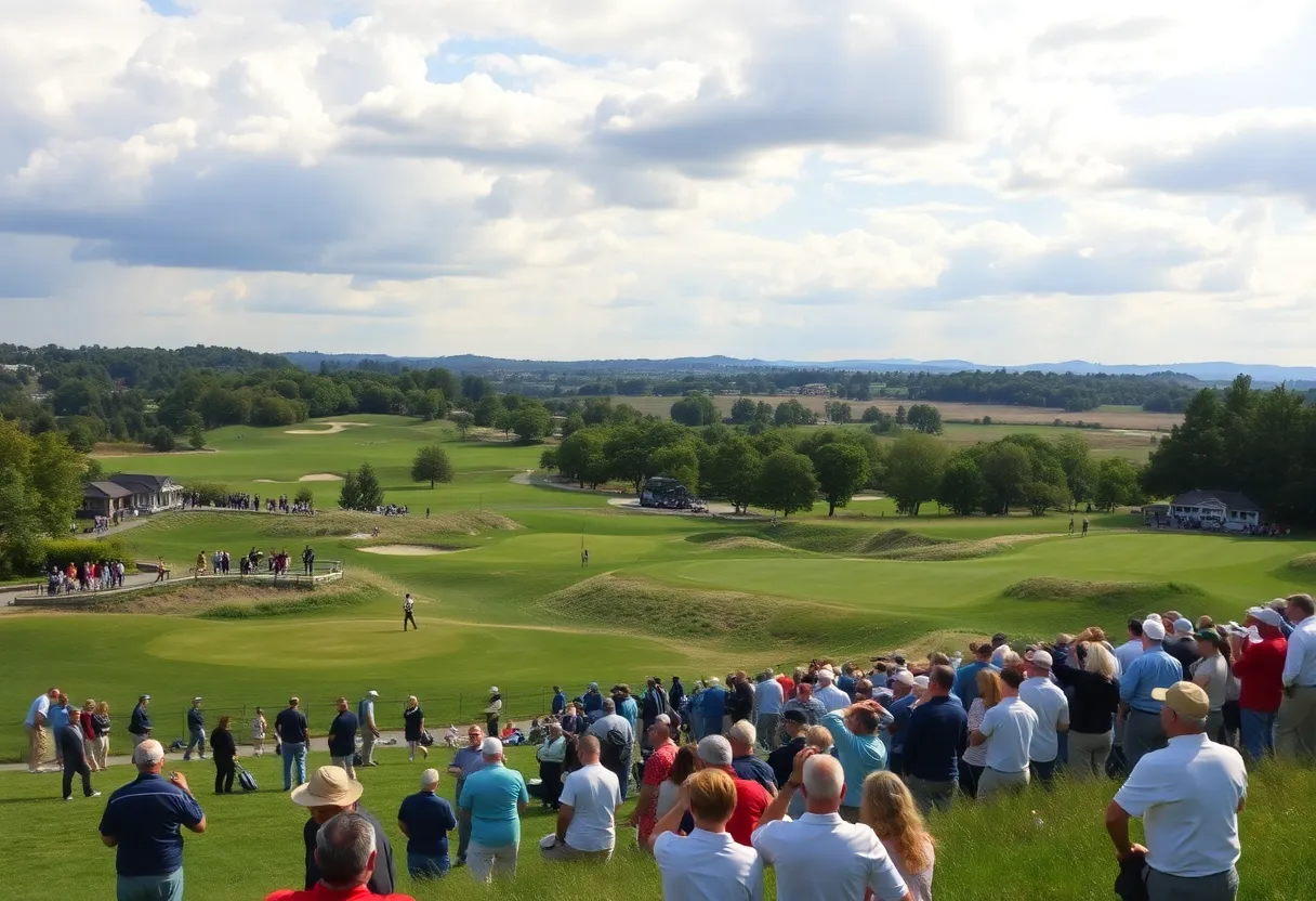 Rory McIlroy celebrating his victory at the Pebble Beach Pro-Am.