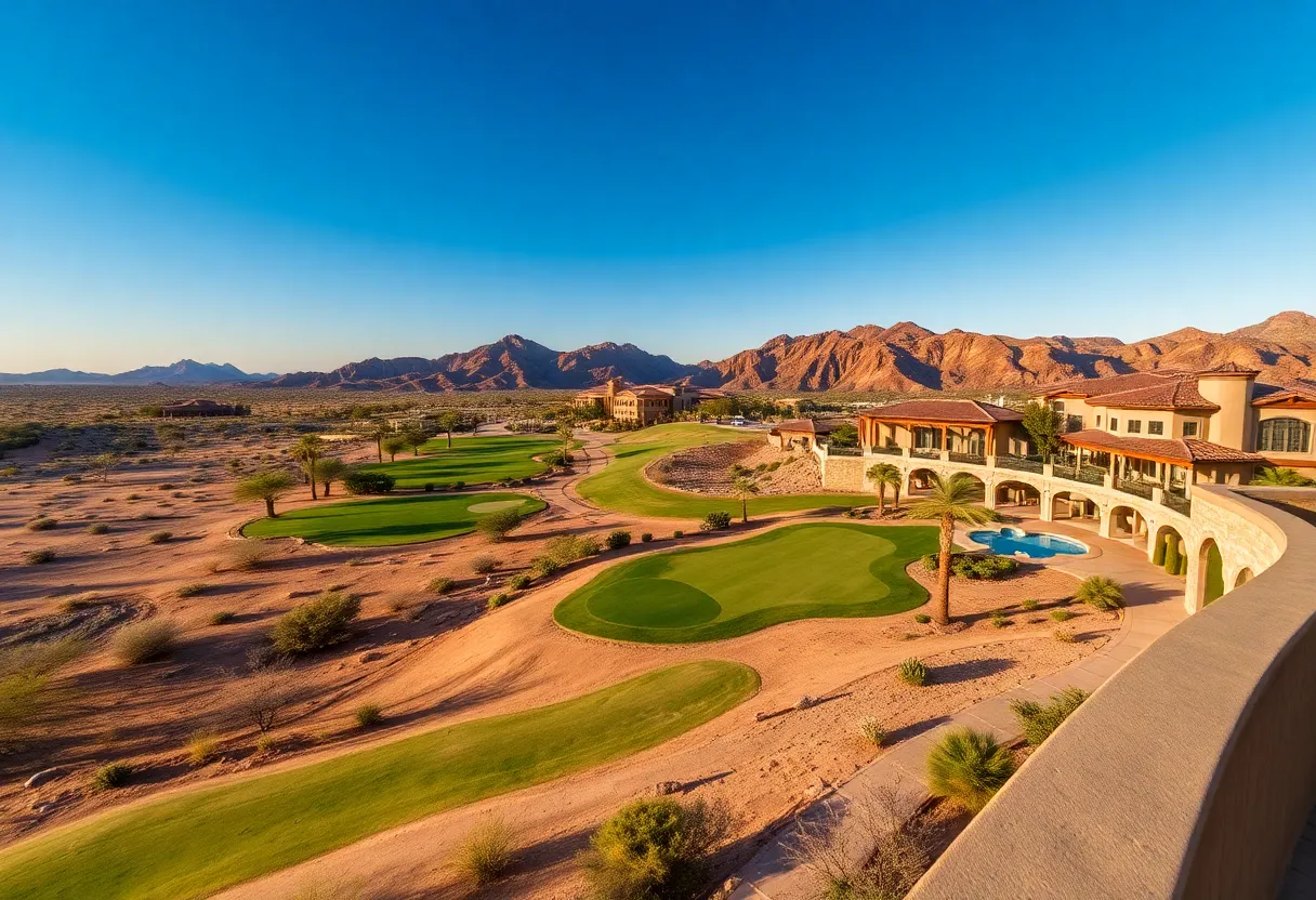 Scenic golf resort in Arizona with luxurious accommodations