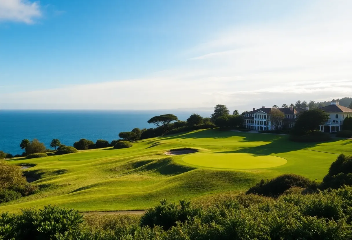 Scenic view of Cypress Point Club Golf Course