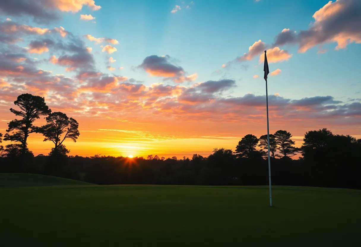 Golf hole at Athens Country Club