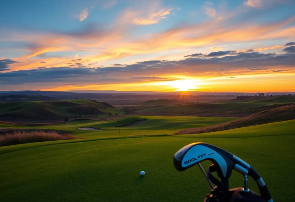Golf course landscape representing the legacy of a legendary golfer