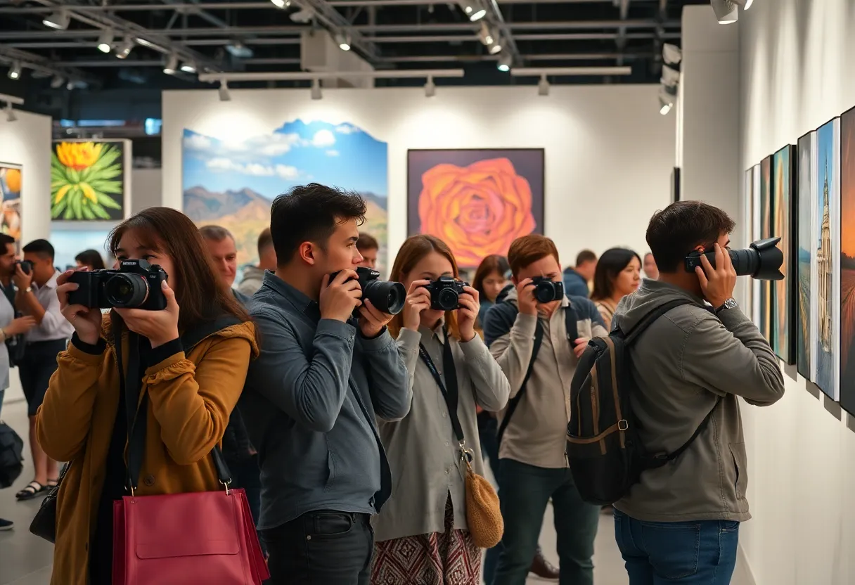 Exhibition showcasing finalists of the Sony World Photography Awards 2025