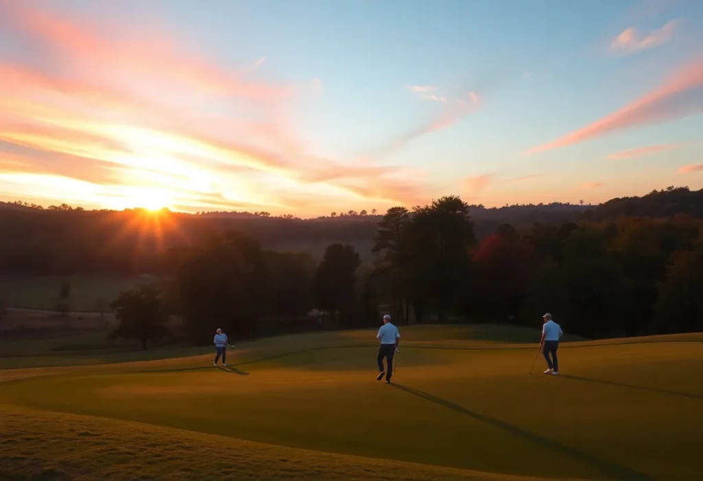 Golf course landscape at Texas Children's Houston Open