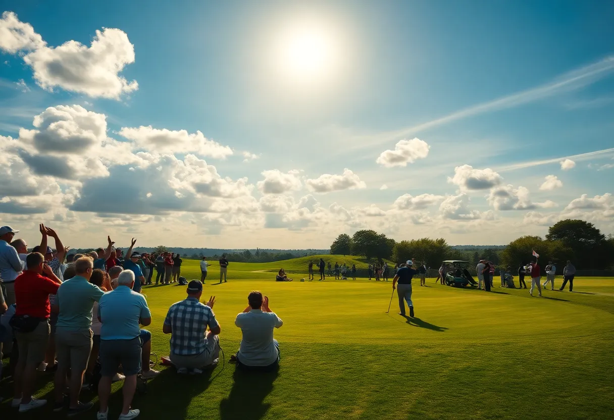 Golf course landscape at Texas Children's Houston Open