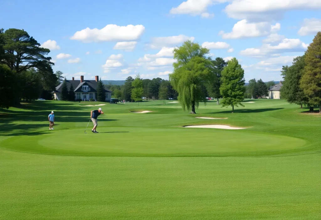 UCF men's golf team competing at Mobile Bay Intercollegiate