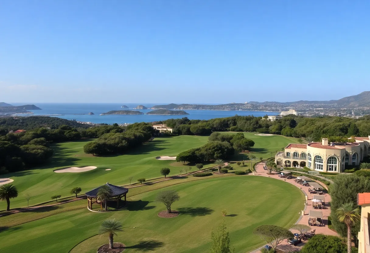 Golf course view at Arabella Golf Resort in Mallorca