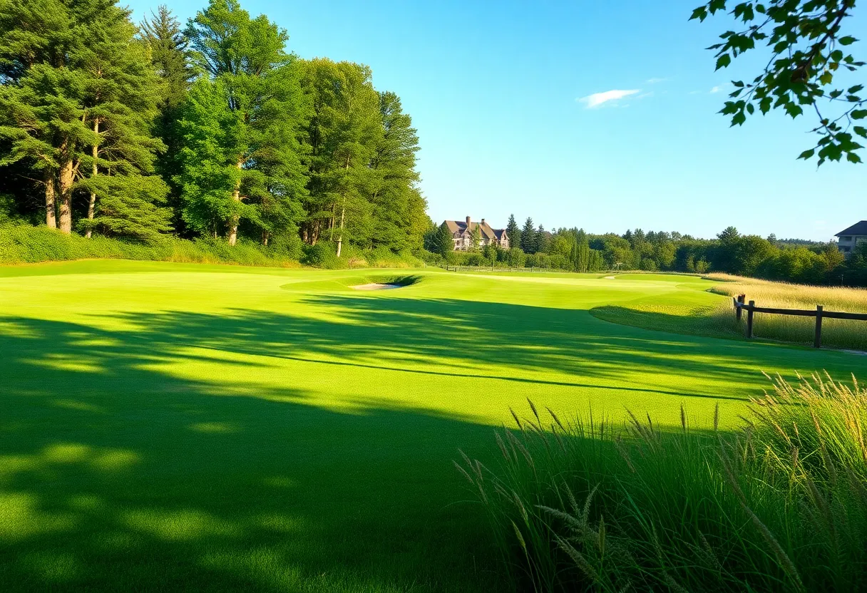 Harbour Ridge Yacht Club golf course showcasing eco-friendly practices and abundant wildlife