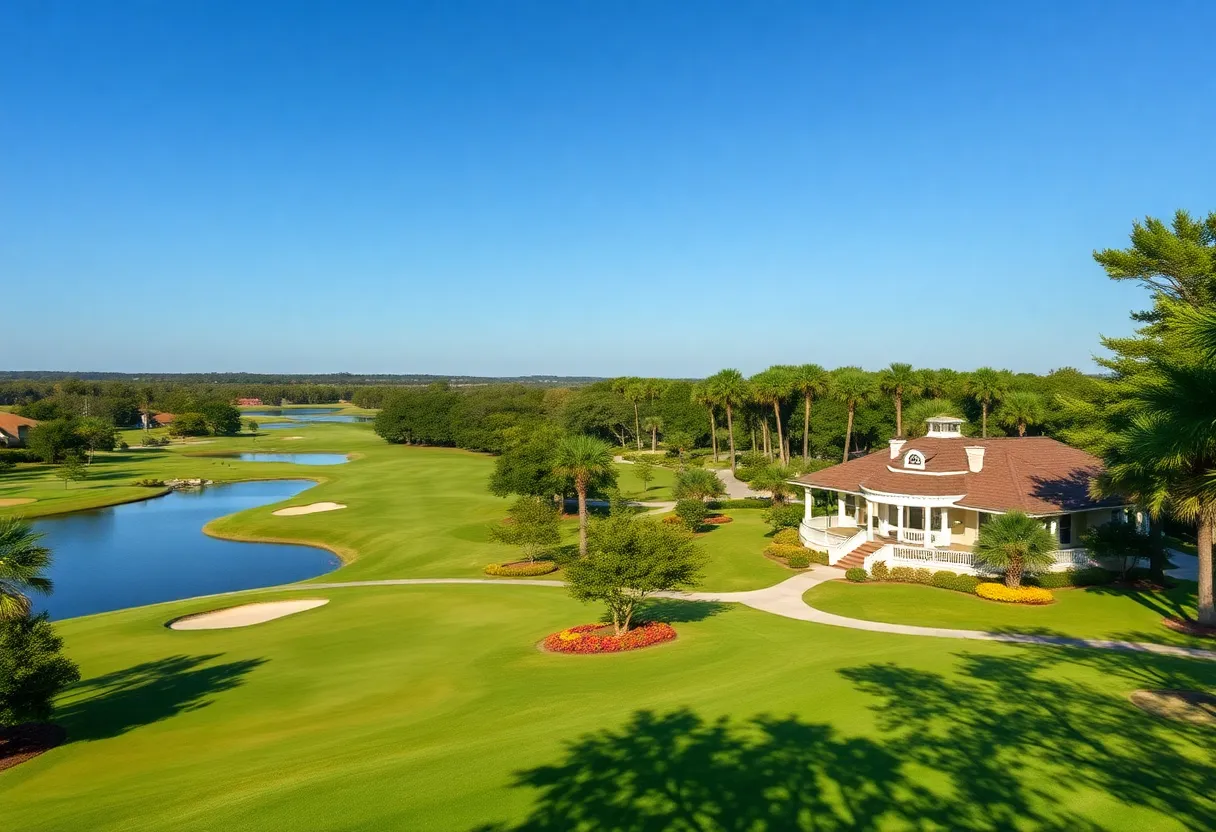A scenic view of Innisbrook Golf Resort golf course