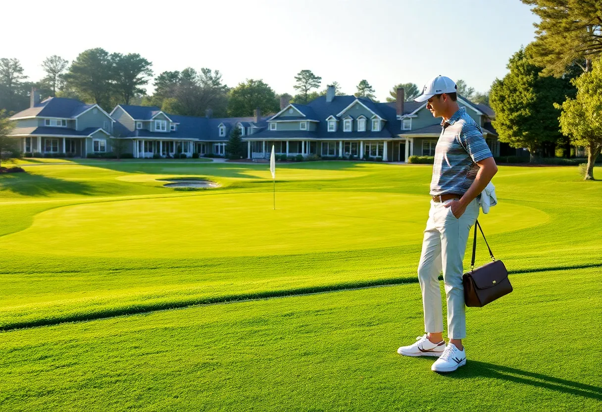 Luxurious golf setting at the Redan Club