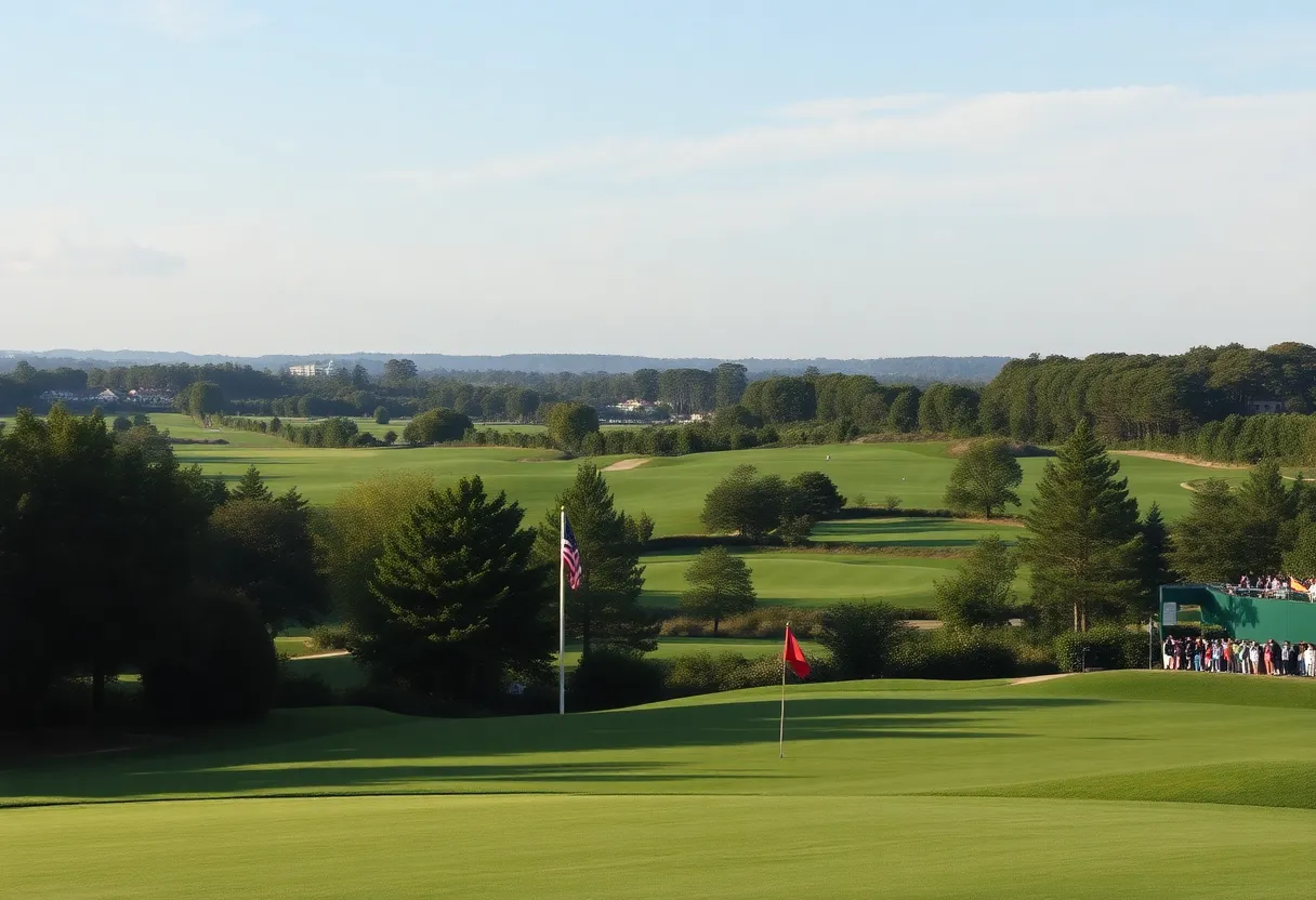 Golf tournament at Muirfield Village Golf Club