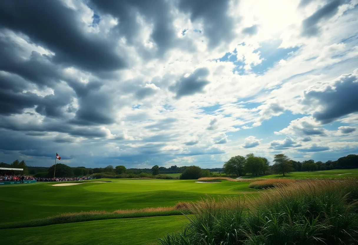 A view of Quail Hollow Club during the 2025 PGA Championship