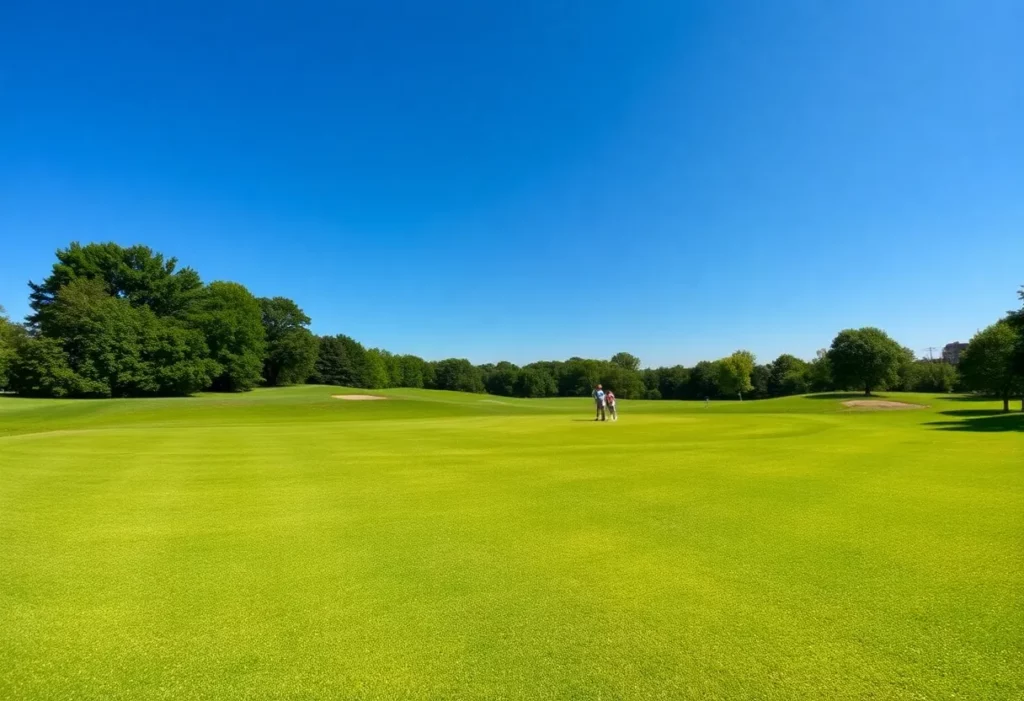 Scenic view of a golf course in the Quad Cities