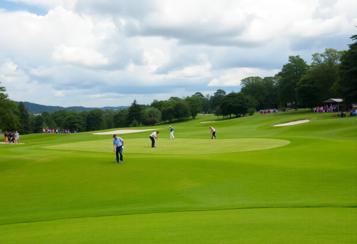 Golfers competing at the Memorial Tournament 2025 at Muirfield Village