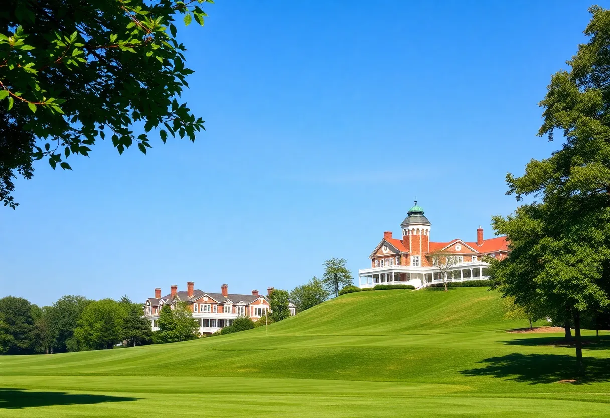 East Course at Oak Hill Country Club with scenic landscape