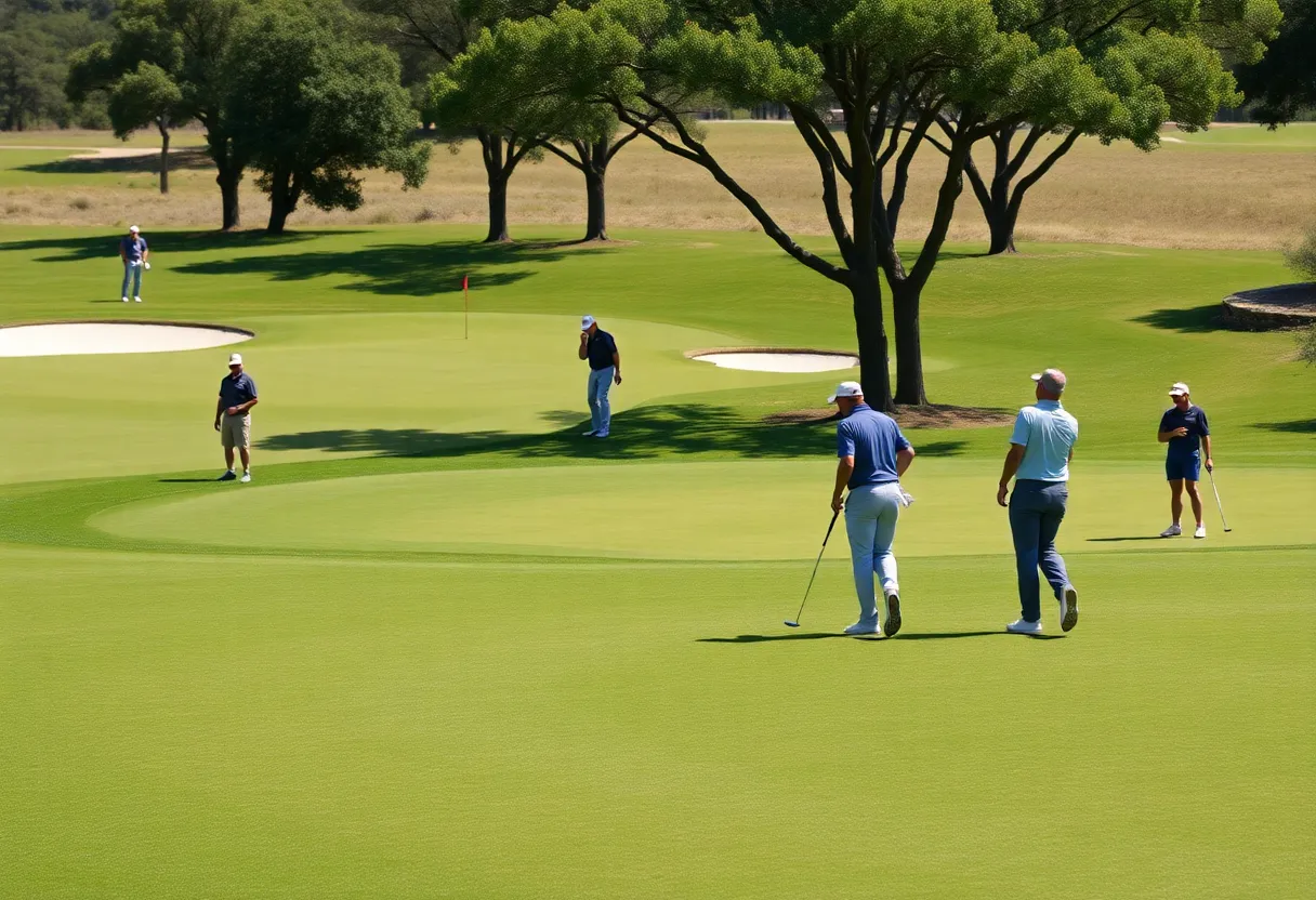 Golf action at TPC Craig Ranch