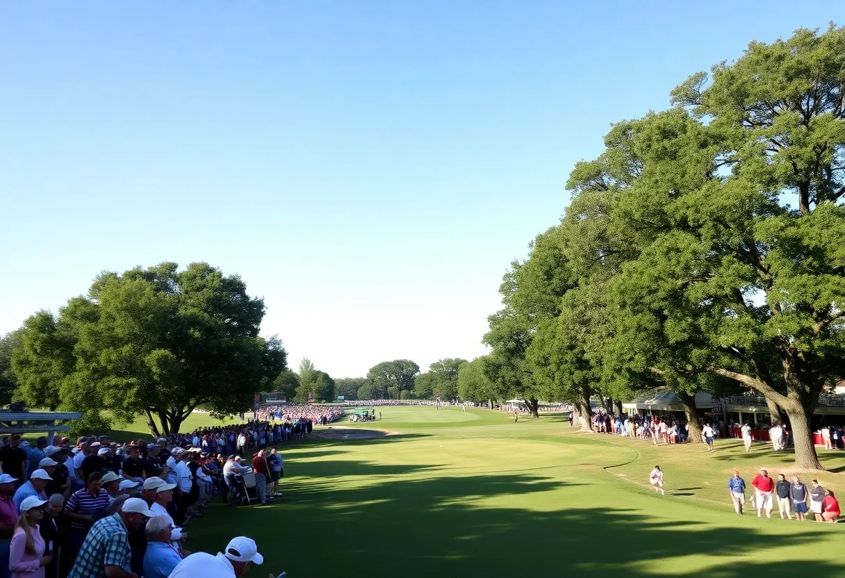 Golf course landscape at TPC Craig Ranch during CJ Cup Byron Nelson