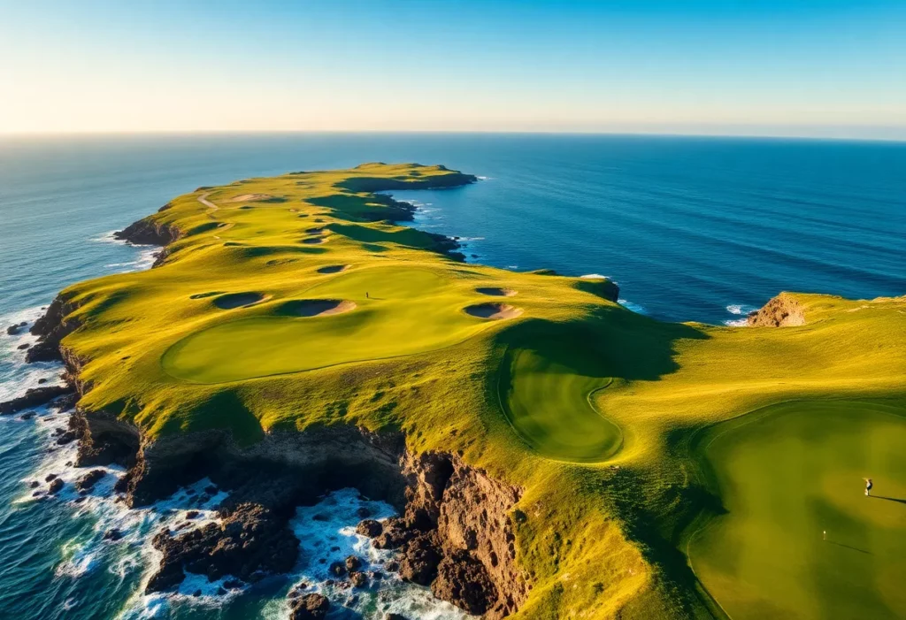 Scenic view of Trump International Golf Links, host of the Scottish Championship 2025